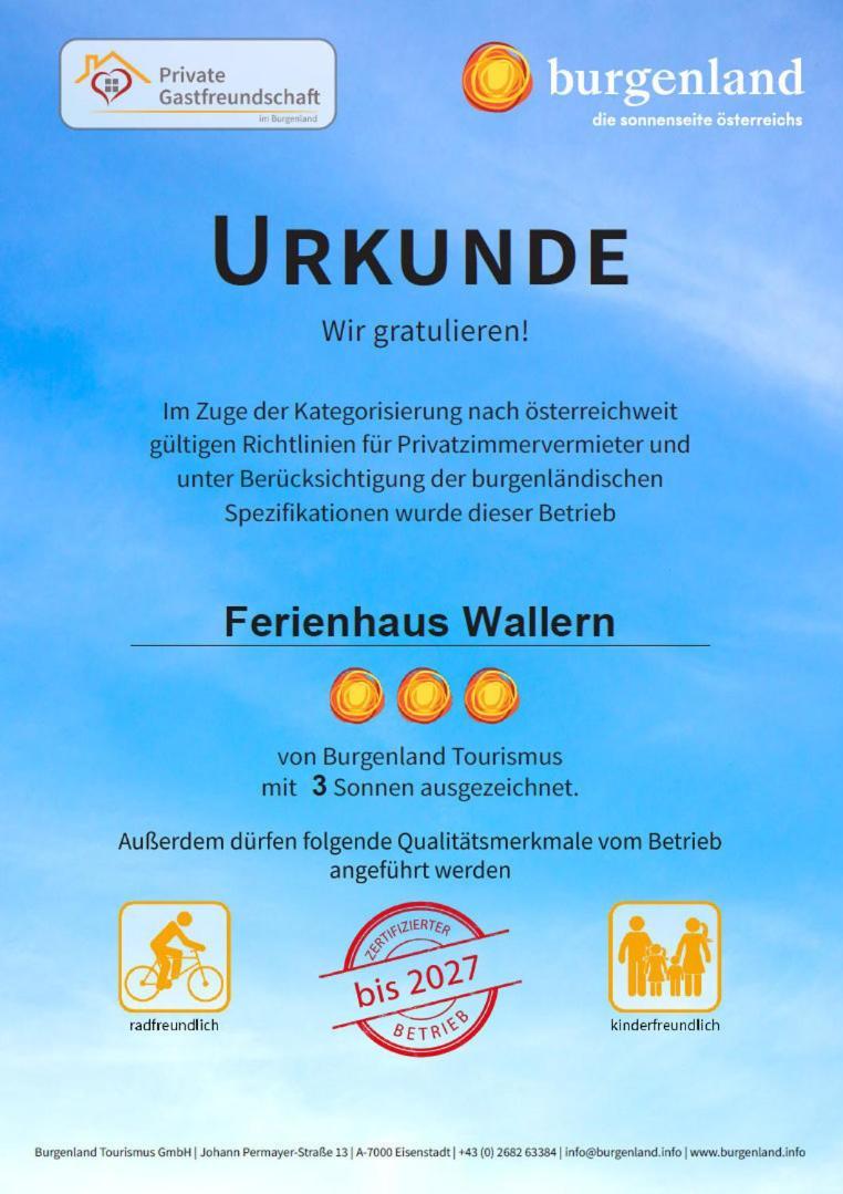 Ferienhaus Wallern Im Burgenland Eksteriør billede